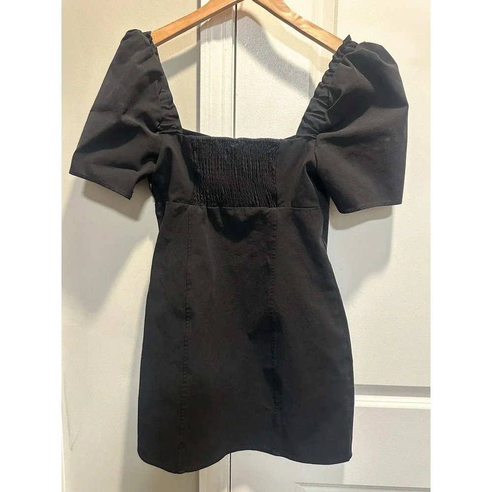 Free People Mini Black Dress Size 10‎